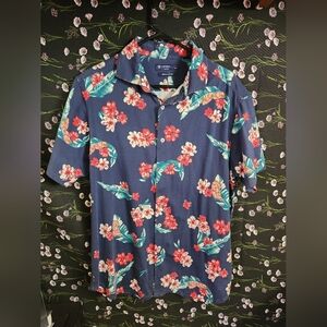 Beachy Floral Button Shirt